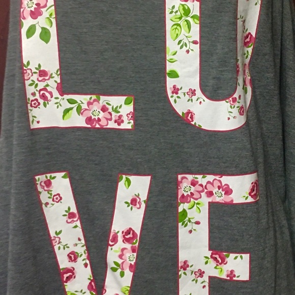 Plus size 2x gray tank top cute 💕 - Picture 2 of 3